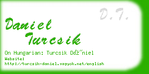 daniel turcsik business card